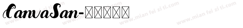 CanvaSan字体转换