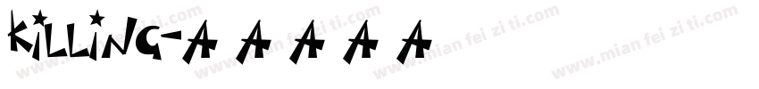 killing字体转换