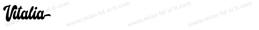 Vitalia字体转换