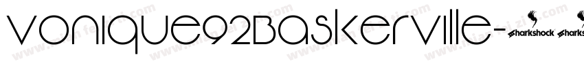 Vonique92Baskerville字体转换