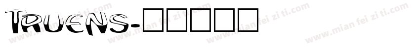 Truens字体转换