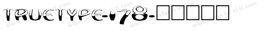 truetype-178字体转换
