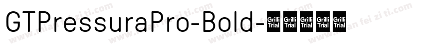 GTPressuraPro-Bold字体转换