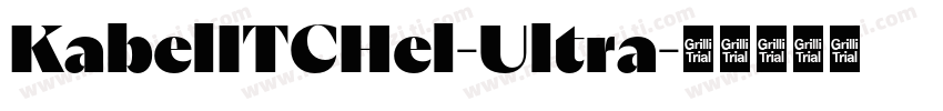 KabelITCHel-Ultra字体转换