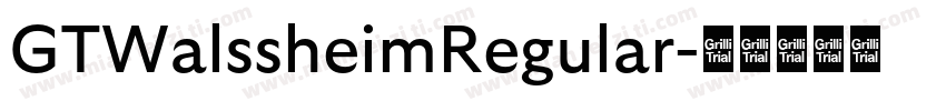 GTWalssheimRegular字体转换
