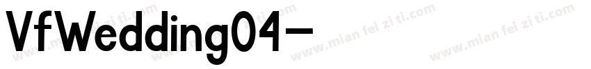VfWedding04字体转换