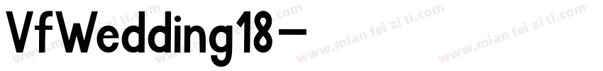 VfWedding18字体转换