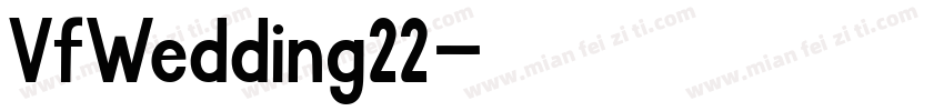 VfWedding22字体转换