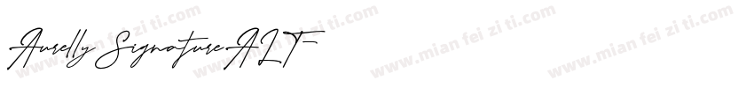 AurellySignatureALT字体转换