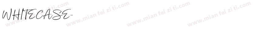WHITECASE字体转换