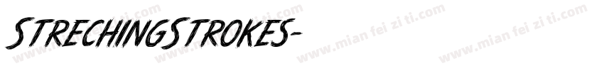 StrechingStrokes字体转换
