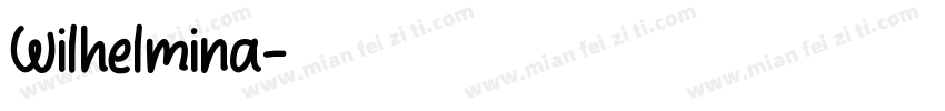 Wilhelmina字体转换