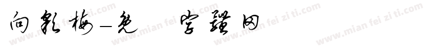 向彩梅字体转换