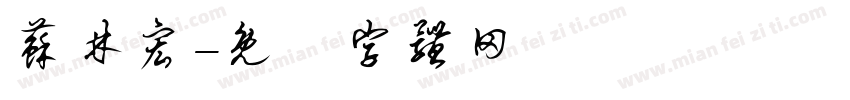 苏林宏字体转换