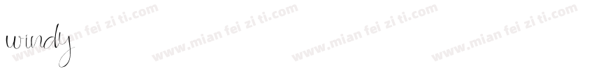 windy字体转换