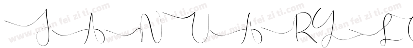 JANUARY_LOVE字体转换