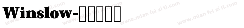 Winslow字体转换