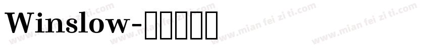Winslow字体转换