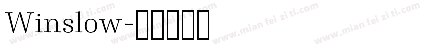 Winslow字体转换