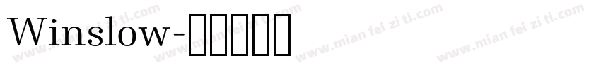 Winslow字体转换