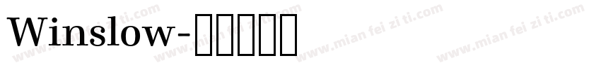 Winslow字体转换