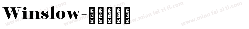 Winslow字体转换