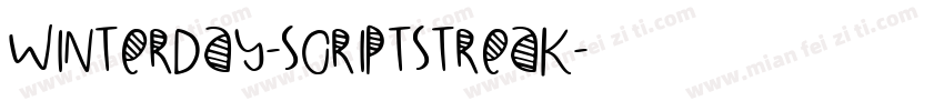 WinterDay-ScriptStreak字体转换