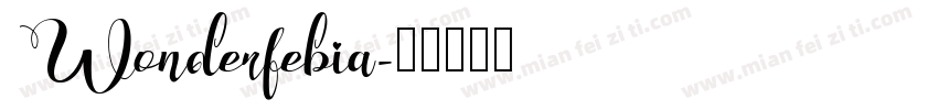 Wonderfebia字体转换