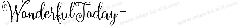 WonderfulToday字体转换