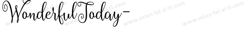 WonderfulToday字体转换
