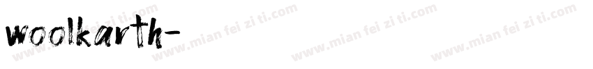 woolkarth字体转换