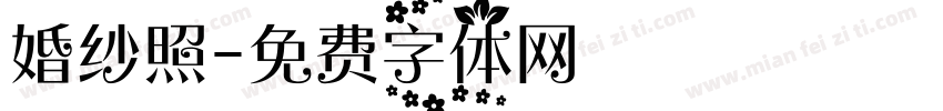 婚纱照字体转换