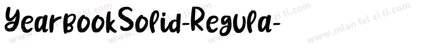 YearbookSolid-Regula字体转换