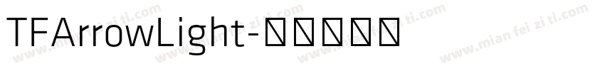 TFArrowLight字体转换