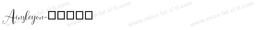 Ainsleyon字体转换