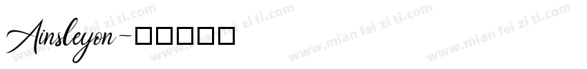 Ainsleyon字体转换