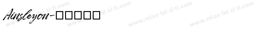 Ainsleyon字体转换