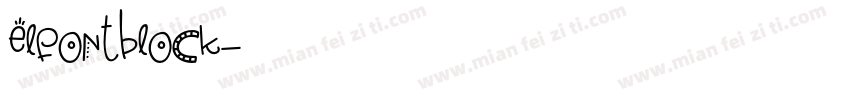 elfontblock字体转换