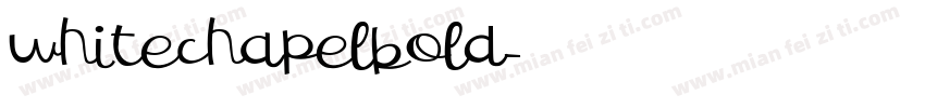 whitechapelbold字体转换