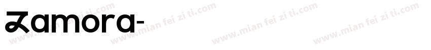 Zamora字体转换