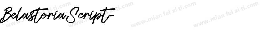 BelastoriaScript字体转换