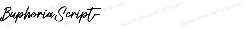 BuphoriaScript字体转换