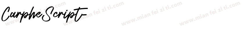 CarpheScript字体转换