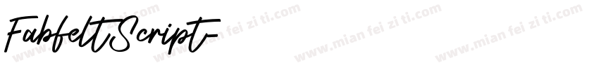 FabfeltScript字体转换