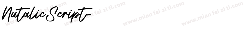 NatalicScript字体转换