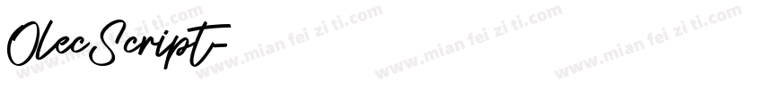 OlecScript字体转换