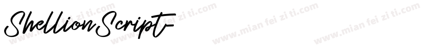 ShellionScript字体转换