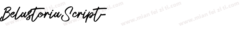 BelastoriaScript字体转换