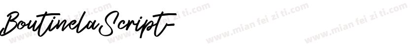 BoutinelaScript字体转换