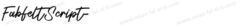 FabfeltScript字体转换